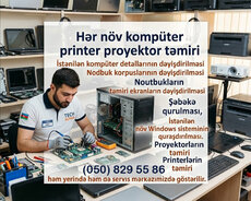 Kompüter Noutbuk və printerlərin təmiri
