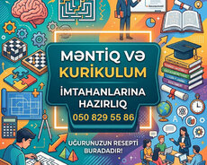 Məntiqi və Kurikulum imtahanlarına hazırlıq
