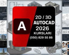 Autocad 2d 3d ilə Dizayn və Layihələndirmə