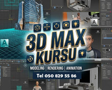 3ds Max Öyrən, V-rayla Render Et