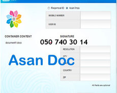 Asandoc quraşdırılması