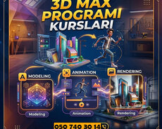 3D Max V-ray ilə Peşəkar Vizualizasiya kursu