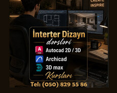 Autocad Archicad 3ds Max və V-ray Dərsləri