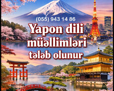 Yapon Dili Müəllimi Tələb Olunur