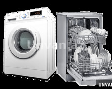 Paltaryuyan və qabyuyan maşınların təmiri