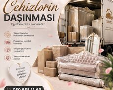 Cehizlərin daşınması. Cehizlik daşınması yükdaşıma xidməti