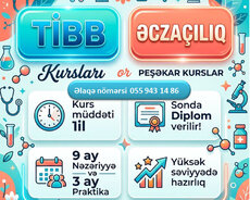 Tibb, Əczaçılıq farmakologiya kursları