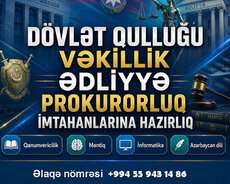 Dövlət Qulluğu Ədliyyə imtahanına Hazırlıq
