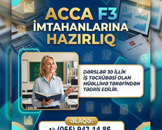 Acca və F3 imtahanlarına hazırlıq