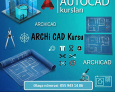 Autocad Archicad üzrə peşəkarlar yetişdiririk
