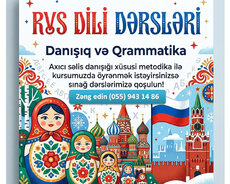 Rusca Səlis Danışmağı öyrədirik