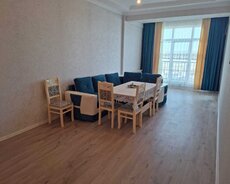 2-otaqlı yeni tikili kirayə verilir, Bağça şəhər, 77 m²