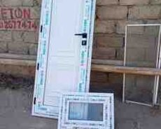 Plastik qapı və pəncərə