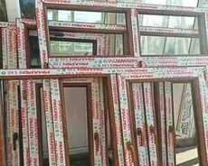 Plastik qapı və pəncərə