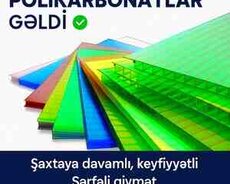 Polikarbonat dam örtükləri
