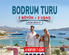 2 Böyük + 2 Uşaq Ailəvi Bodrum Turu
