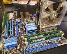 Ana plata dəsti Asus lga775 ddr3