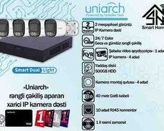 Unv Uniarch dördlü IP kamera dəsti
