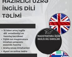 Magistratura Hazırlığı üzrə İngilis Dili Təlimi