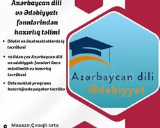 5-8-ci siniflər üzrə Azərbaycan dili və Ədəbiyyatı hazırlığı