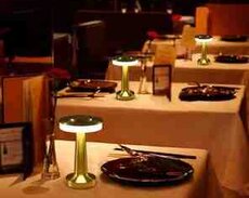 Restoran, otel, bağ evləri üçün masaüstü lampalar