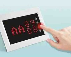 Simsiz ofisiant çağrı sisteminə nəzarət üçün display BYHUBYE