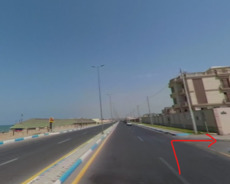 Corat qəsəbəsi, dəniz kənarı, Yelkən restorana yaxın