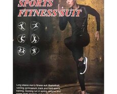 Idman geyimi Terledici geyim Kişi idman zalı üçün idman geyimi" məşq