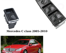Mercedes C class üçün şüşə qaldıran knopka blok satılır