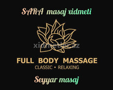 Sara masajist səyyar xidmətləri