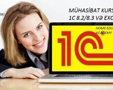 Mühasibat uçotu kurslari və 1c 7.7, 8.2, 8.3 və s. proqramın