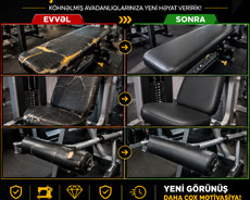 idman fitnes alətlərinin üzlənməsi təmiri xidməti