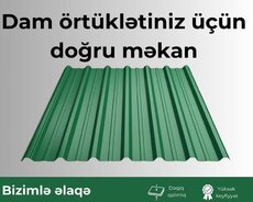 Metal dam örtükləri