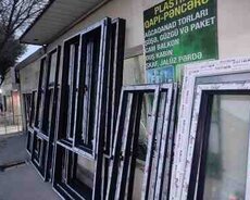 Plastik qapı və pəncərələr