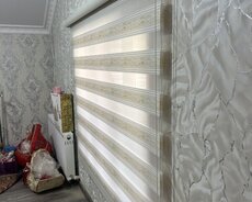 Jaluz, taxta, plise, zebra, dikey