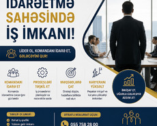 İdarəetmə Sahəsində İş İmkanı