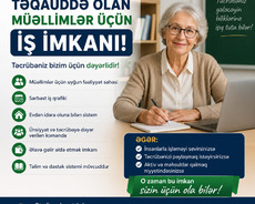 Təqaüddə olan müəllimlər üçün iş imkanı