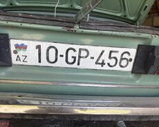 10-Gp-456 dövlət nömrə nişanı satılır