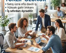 Satış meneceri axtarılır