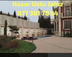 hasar ustu jaluz