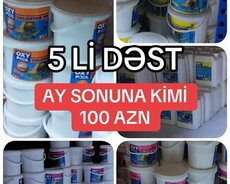 Hovuz üçün 5 li dəst dərman endirimdə