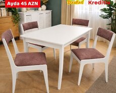 Mini Quatro masa dəsti Kreditlə