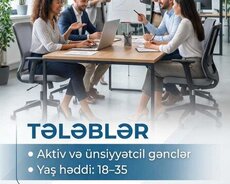 Satış meneceri axtarılır