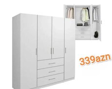 4Qapılı şkaf