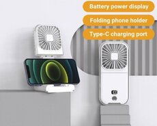 Mini Sərinkeş Telefon Tutacaqlı və 3000mAh Powerbank