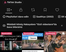 Aktiv tiktok hesabı