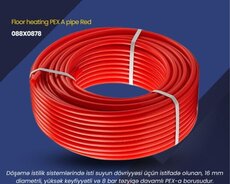 Boru 16x2 oksigen Bayreyli qırmızı Danfoss