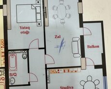 Xırdalanda, mənzil 93 kv