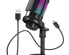 Xboss Me6s Rgb Usb Mikrofon - Pc Telefon Gaming Streaming üç