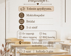 İbtidai sinif hazırlığı